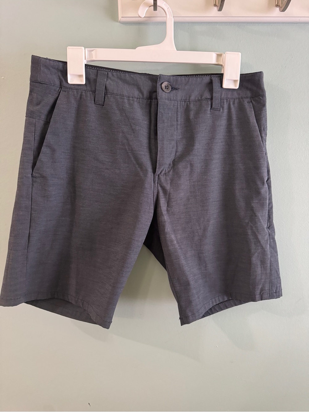 Vuori Men's Dark Gray Flat Front Shorts